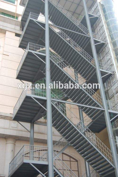 Prefabricated Metal Stair For Warehouse&apartment&residential Building